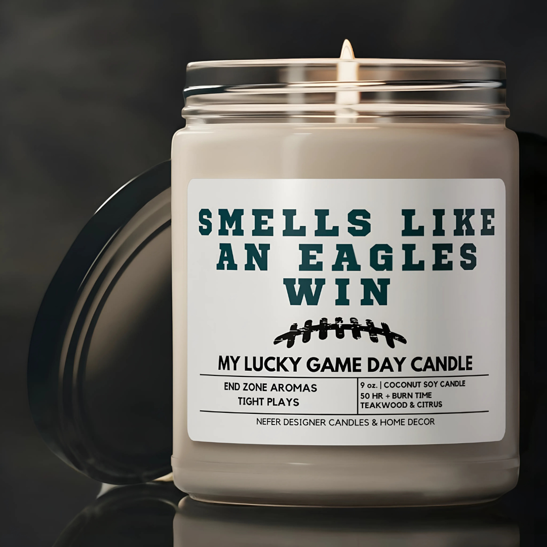 Smells Like an Eagles Win - Philadelphia Lucky Game Day Candle