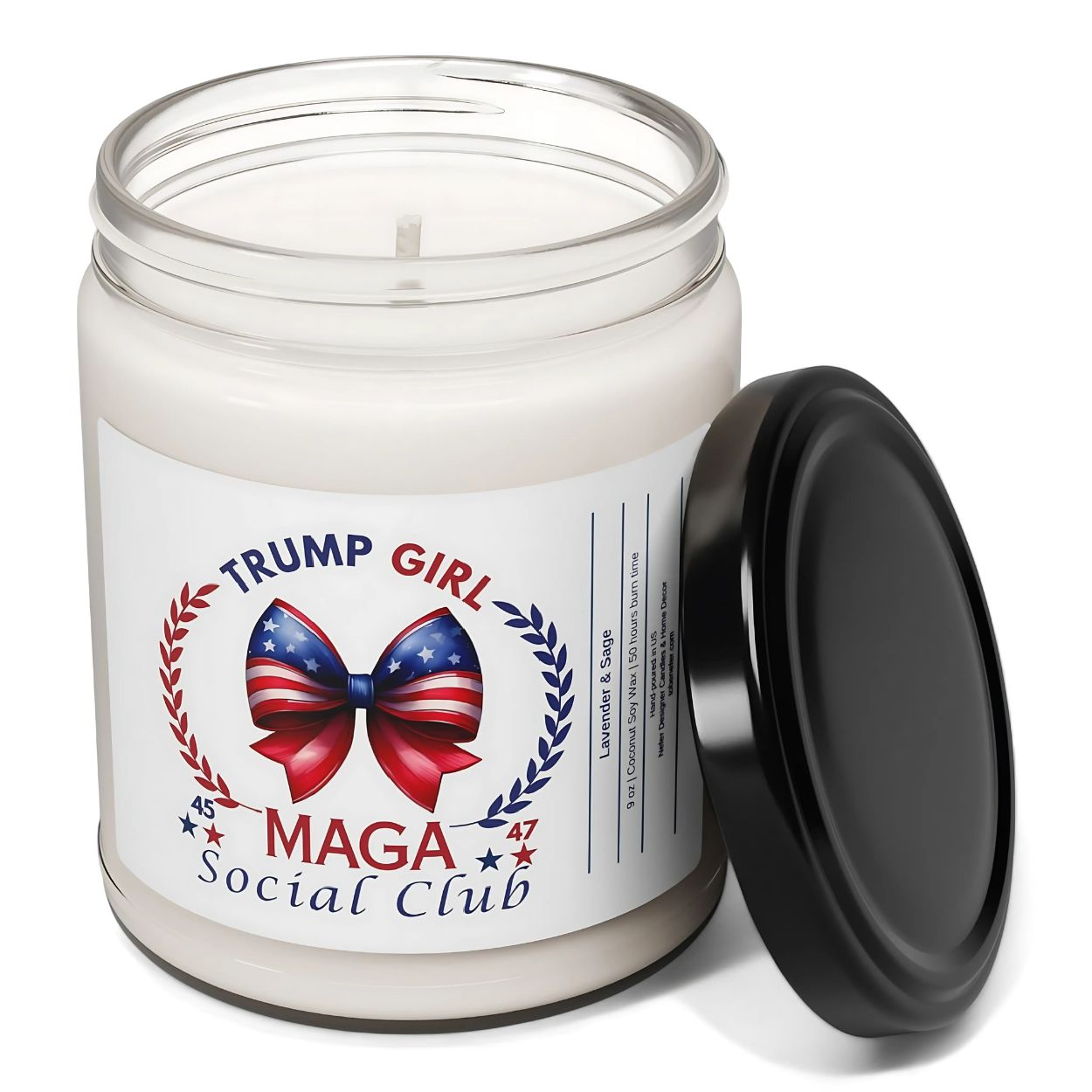 Trump Girl MAGA Social Club Candle | Election Candles