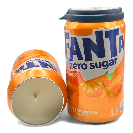 Fanta Orange Zero Sugar Can Candle