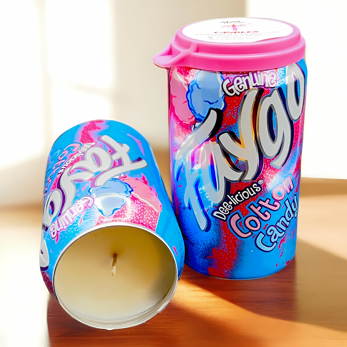 Faygo Cotton Candy Can Candle