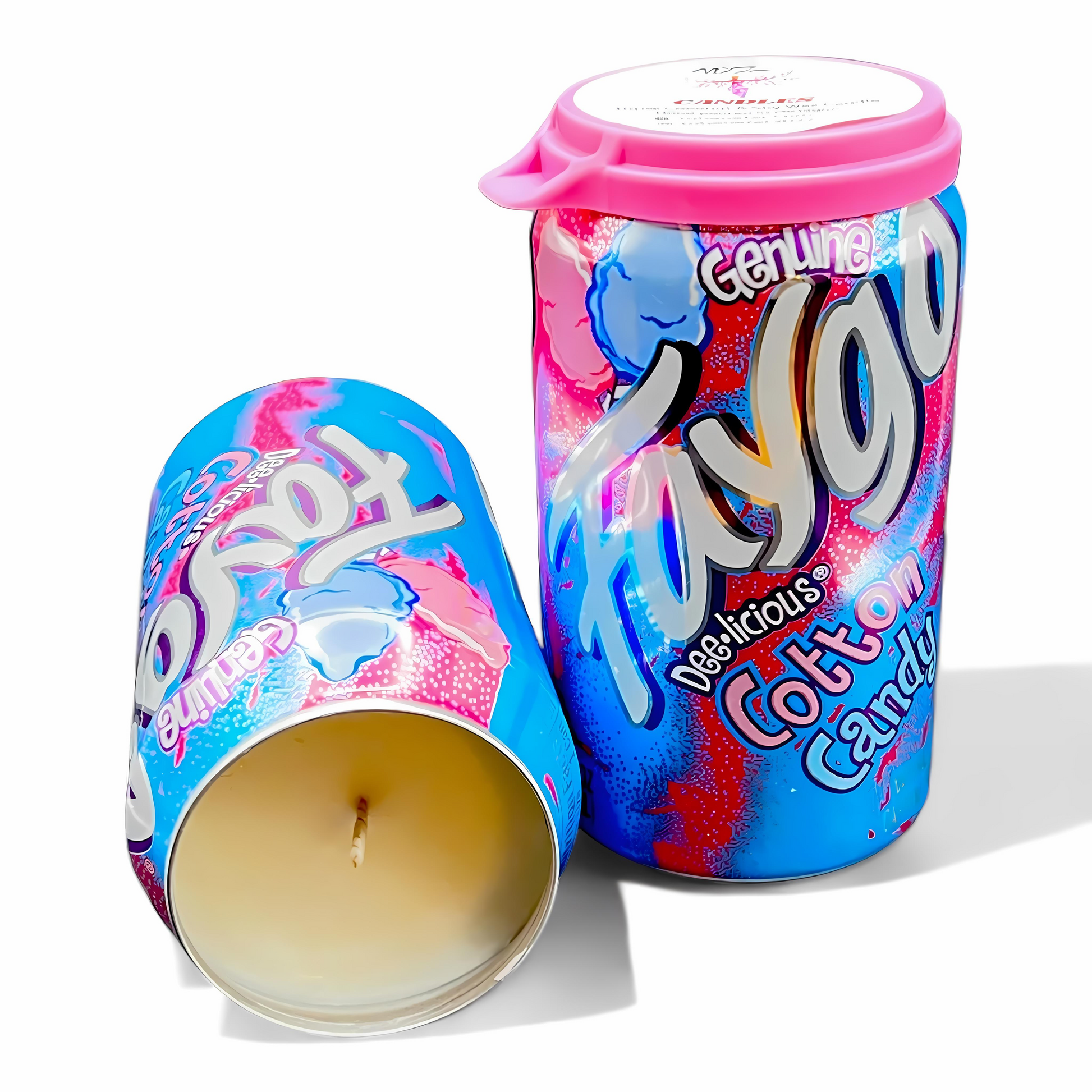Faygo Cotton Candy Can Candle