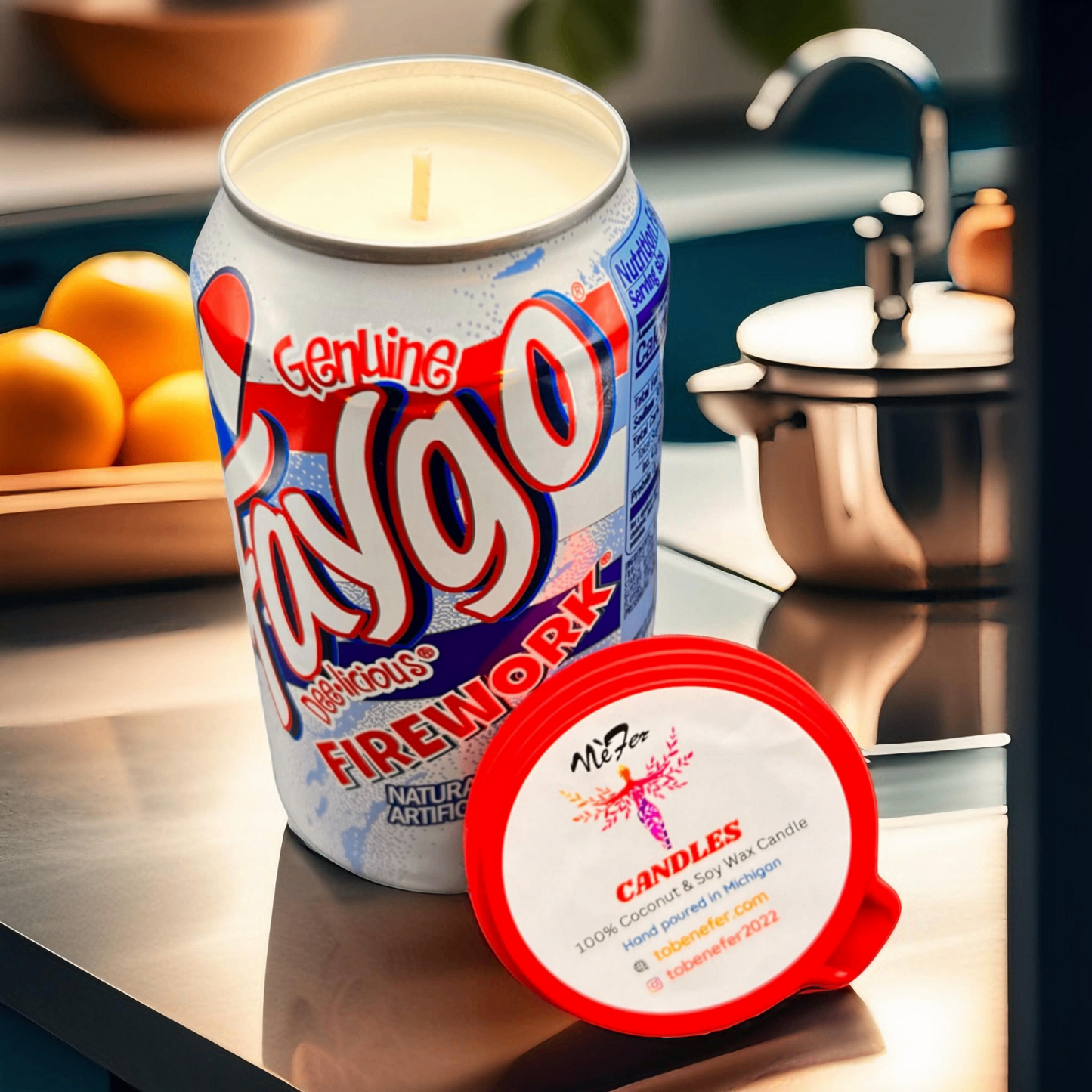 Faygo Firework Can Candle