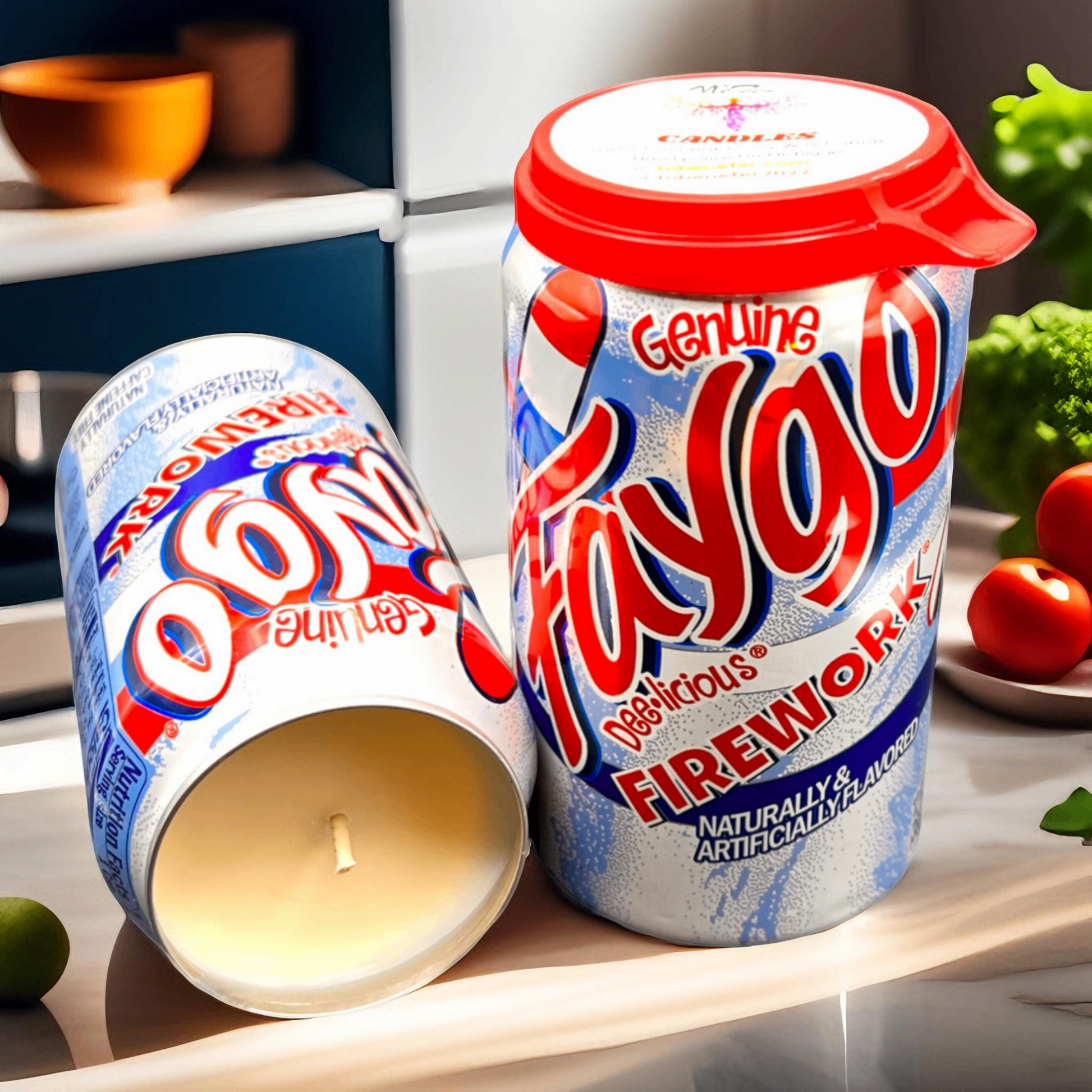 Faygo Firework Can Candle