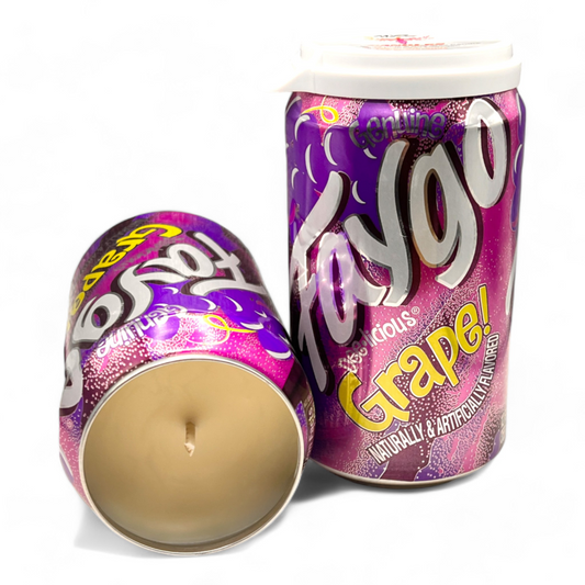 Faygo Grape Can Candle