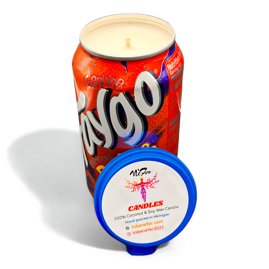 Faygo Rock and Rye Can Candle