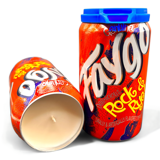 Faygo Rock and Rye Can Candle