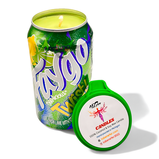 Faygo Twist Can Candle