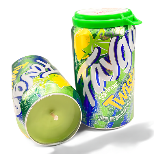 Faygo Twist Can Candle