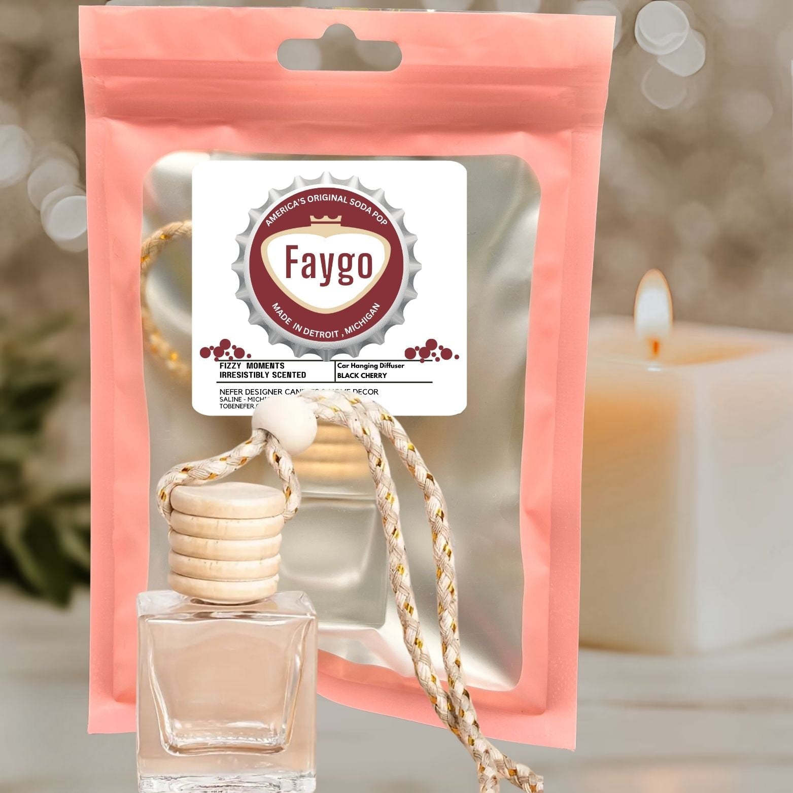 Michigan Pop Car Freshener | Faygo–Vernors Scented Diffuser