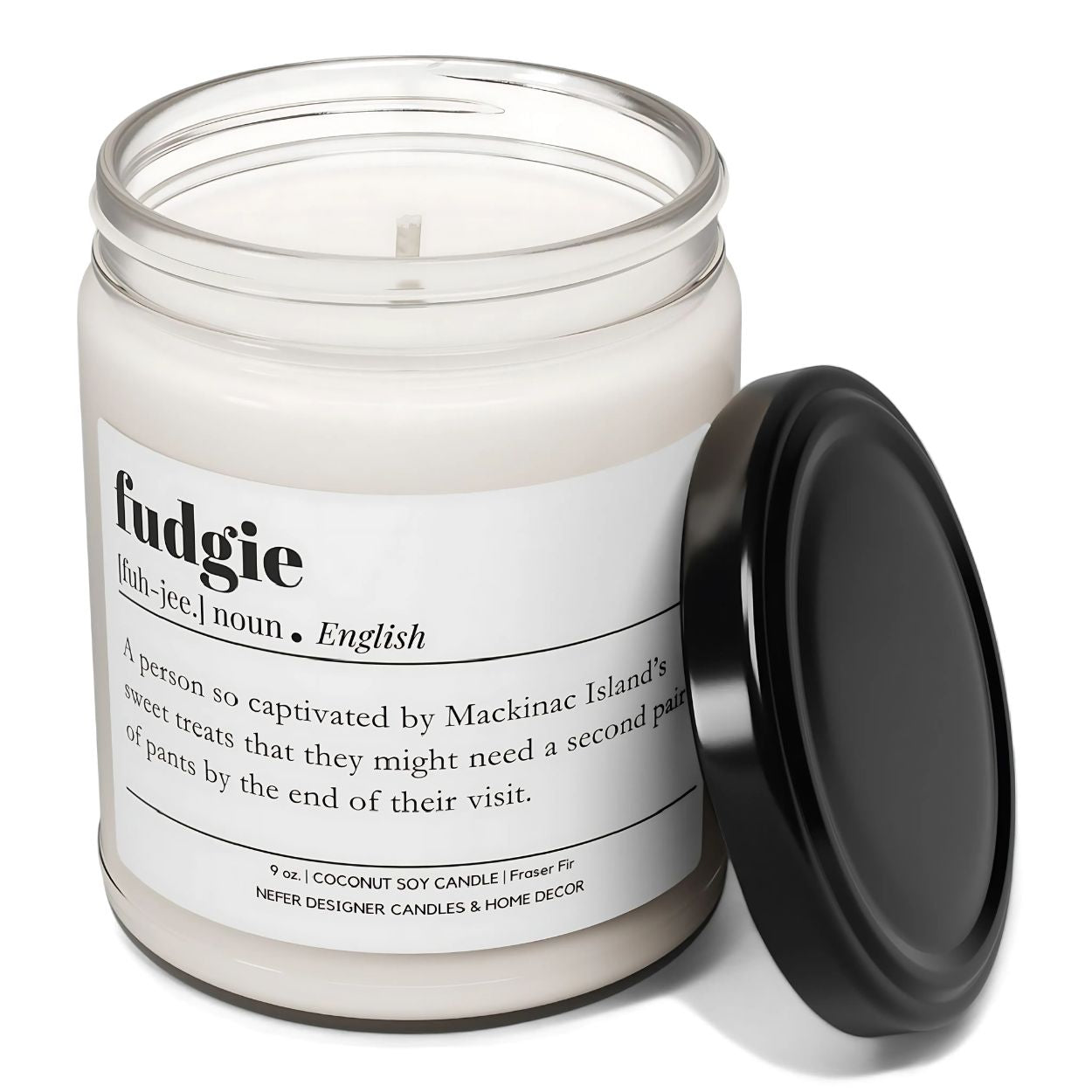 Fudgie Michigan | Dictionary Definition Candle