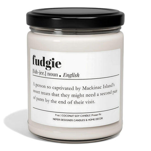 Fudgie Michigan | Dictionary Definition Candle