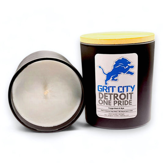 Grit City Detroit One Pride | City Scented Soy Candle