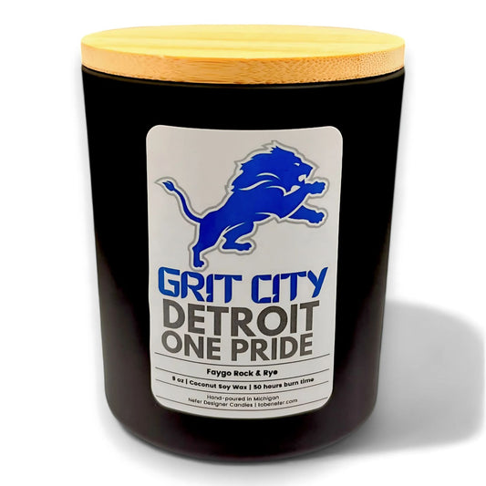 Grit City Detroit One Pride | City Scented Soy Candle