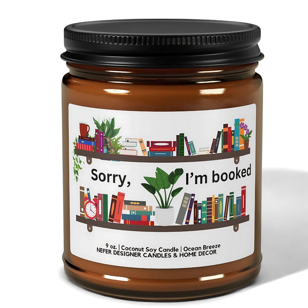 I am Booked Book Club Candle | Bookish Gift for Readers