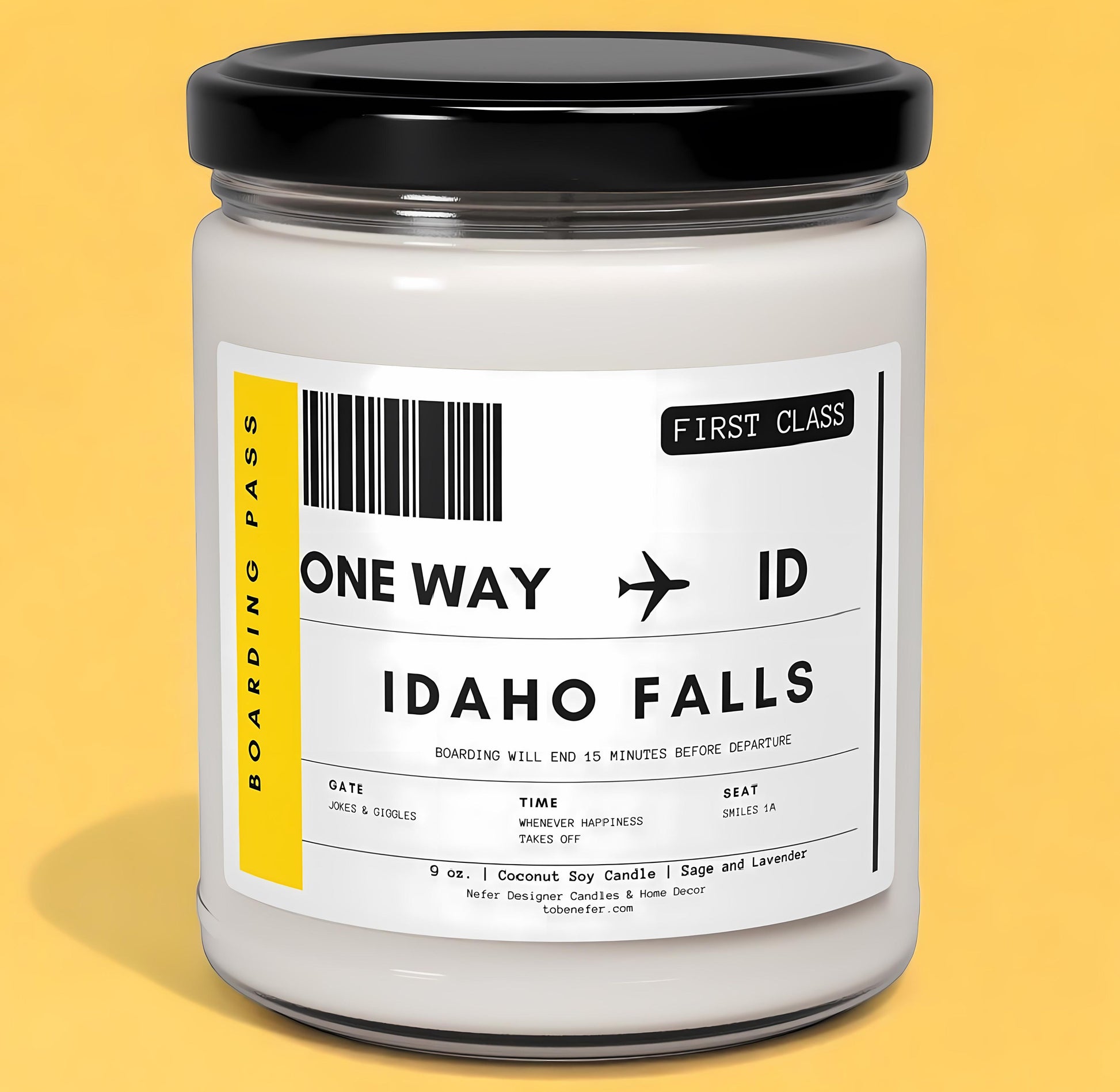 Idaho Idaho Falls state candle