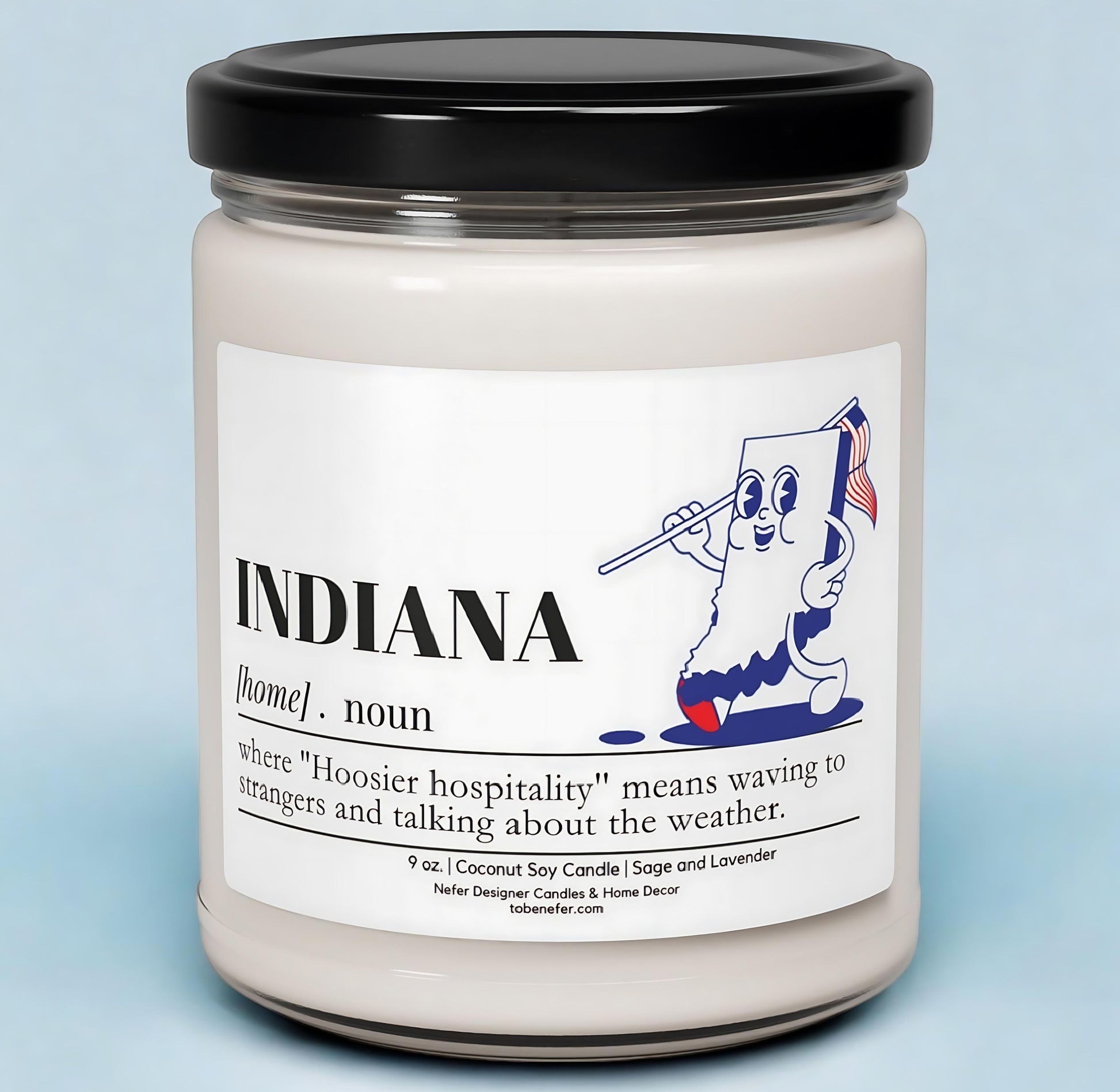 Indiana | Dictionary Definition | State Scented Candle