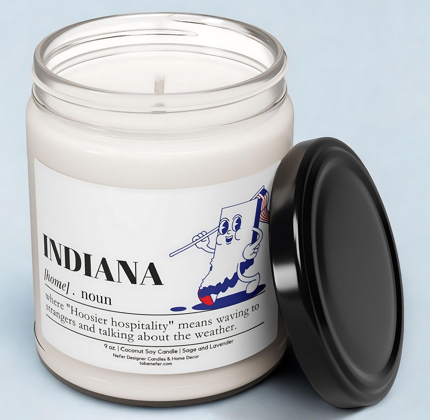 Indiana | Dictionary Definition | State Scented Candle