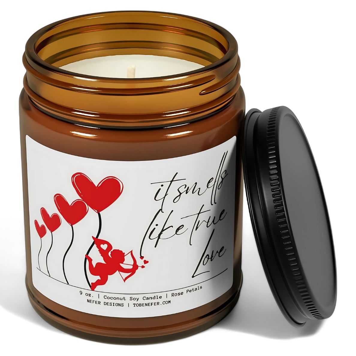 It smells like true love valentines day candle 3 