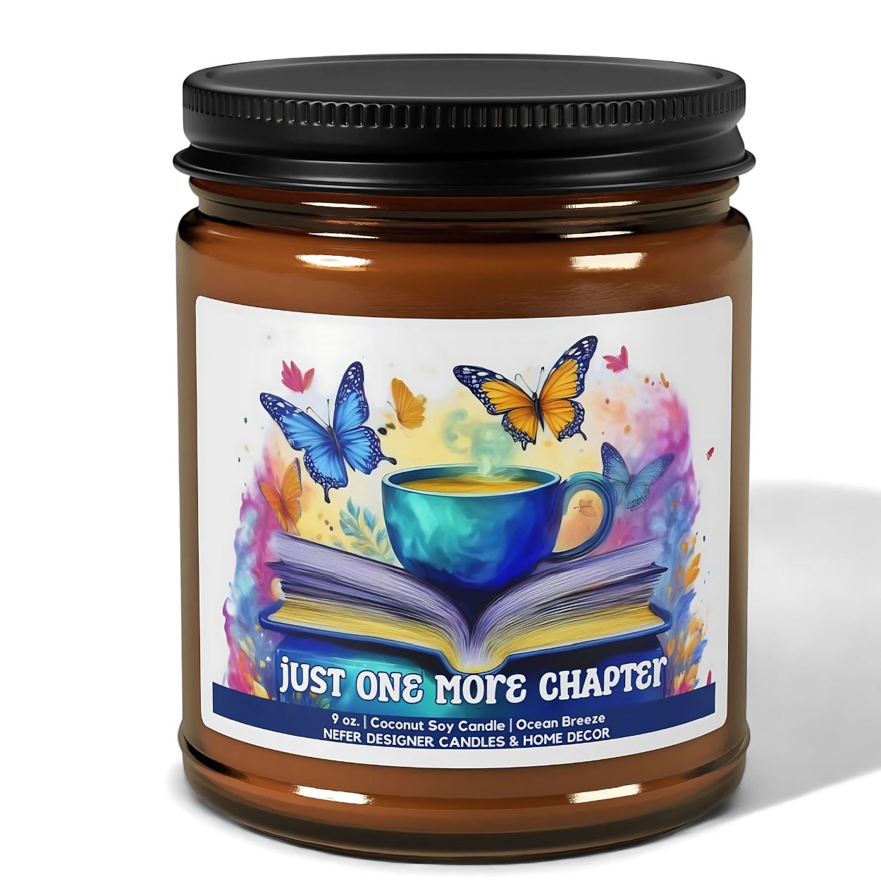 Just One More Chapter Book Club Candle | Bookish Gift for Readers