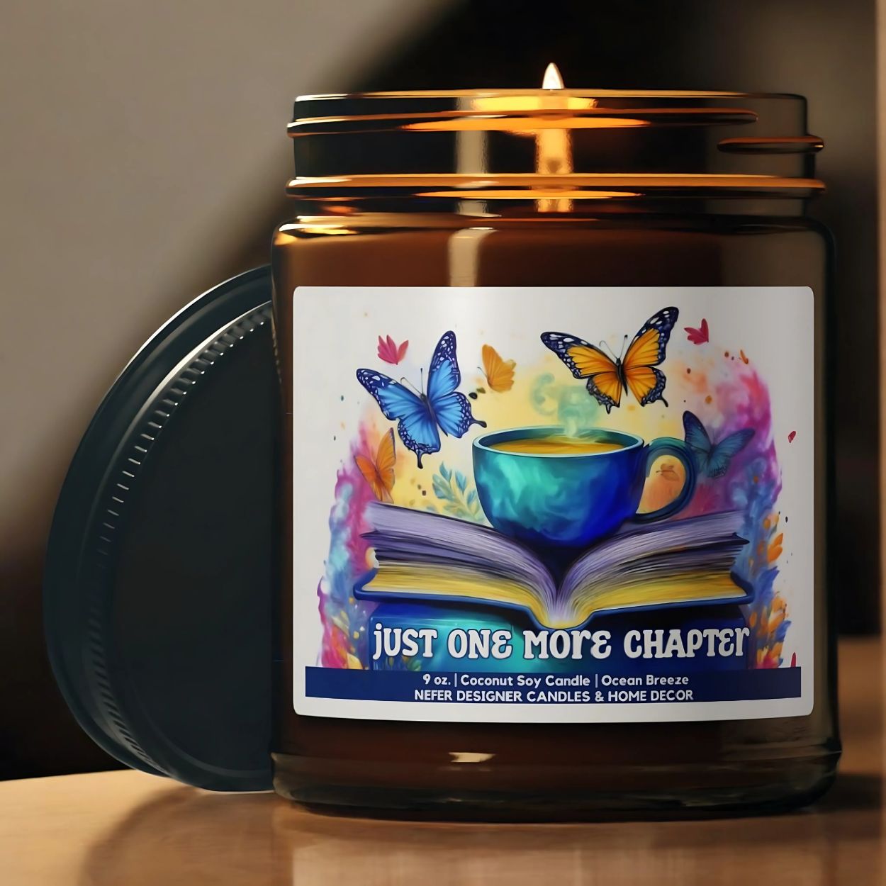 Just One More Chapter Book Club Candle | Bookish Gift for Readers