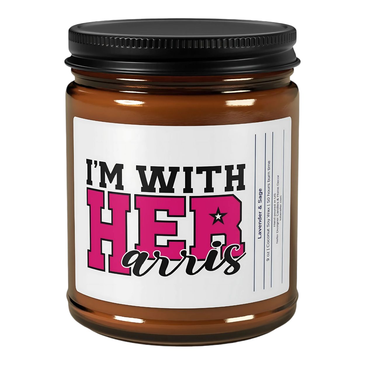 I am with Her Kamala Harris Candle | Election Candles