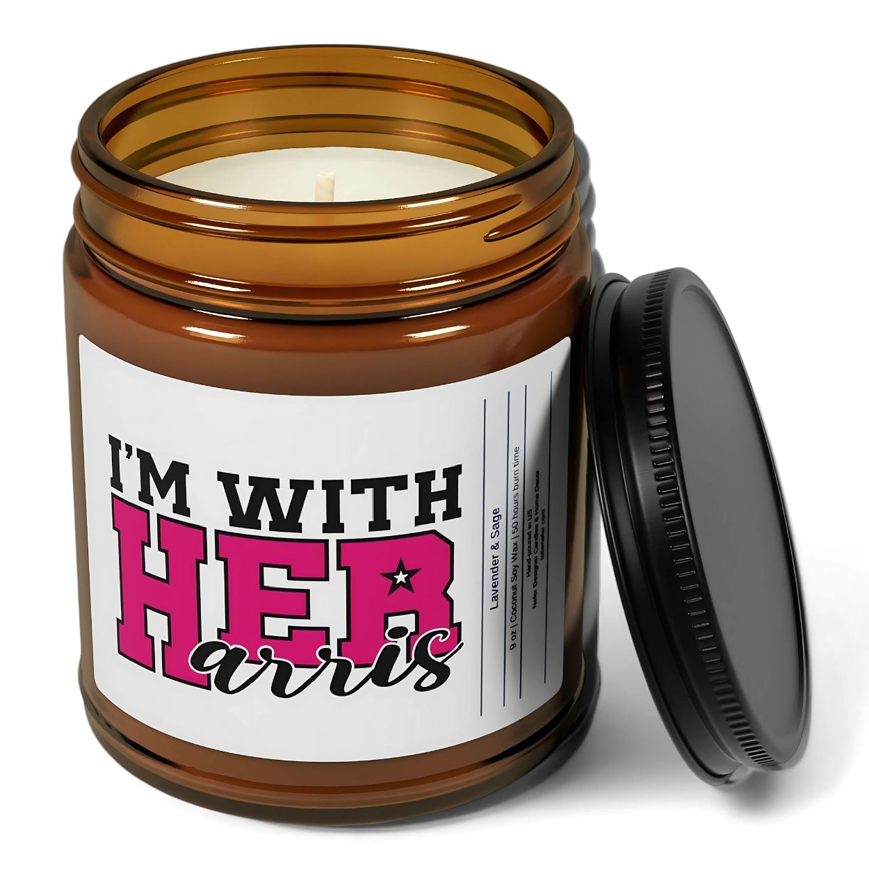 I am with Her Kamala Harris Candle | Election Candles