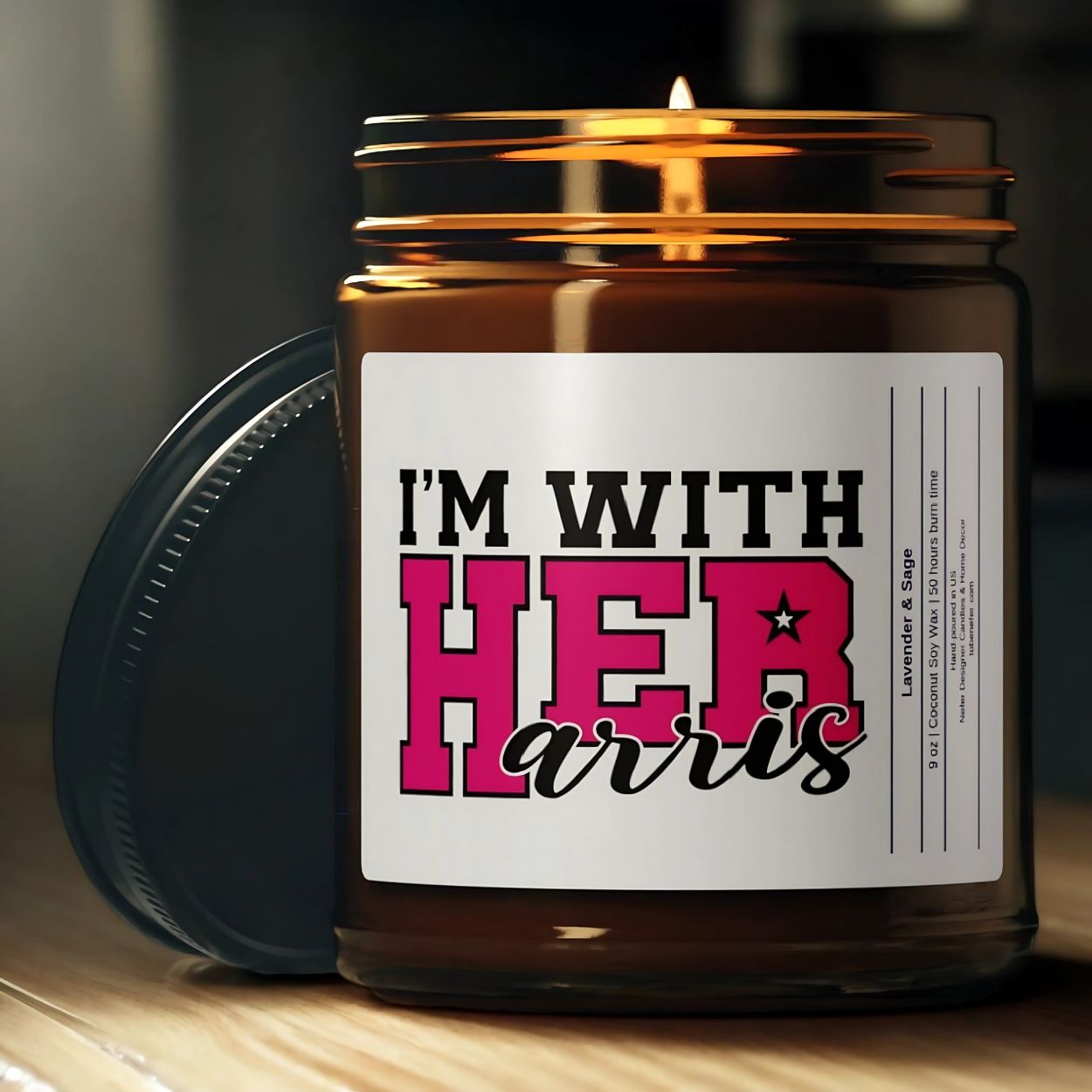 I am with Her Kamala Harris Candle | Election Candles