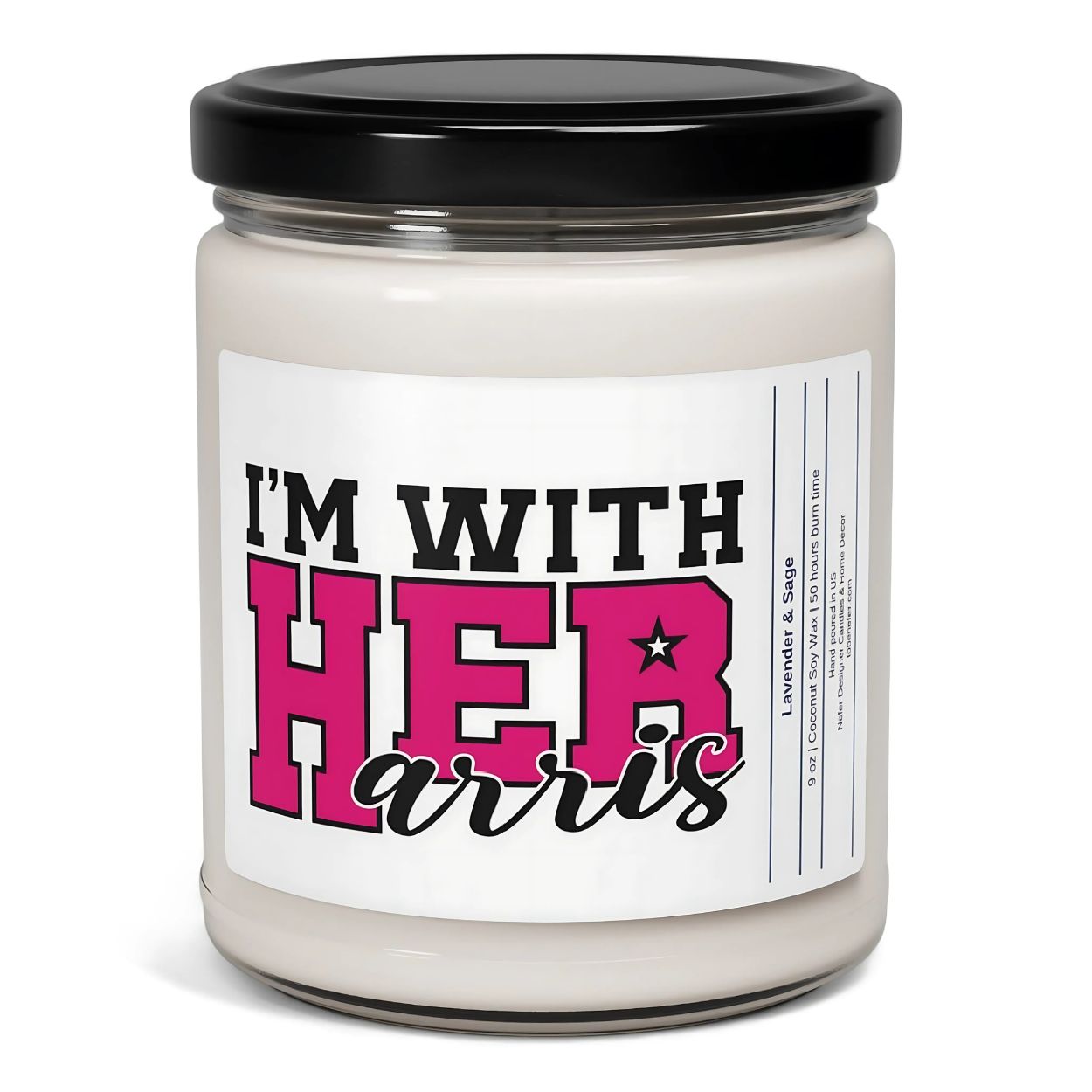 I am with Her Kamala Harris Candle | Election Candles