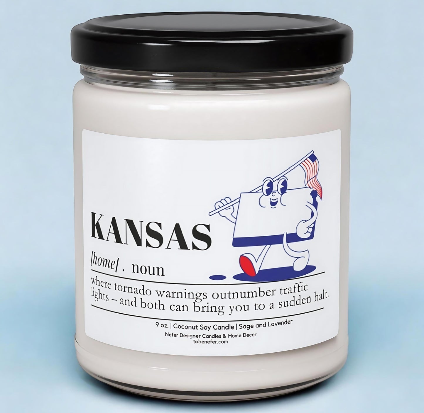 Kansas | Dictionary Definition | State Scented Candle