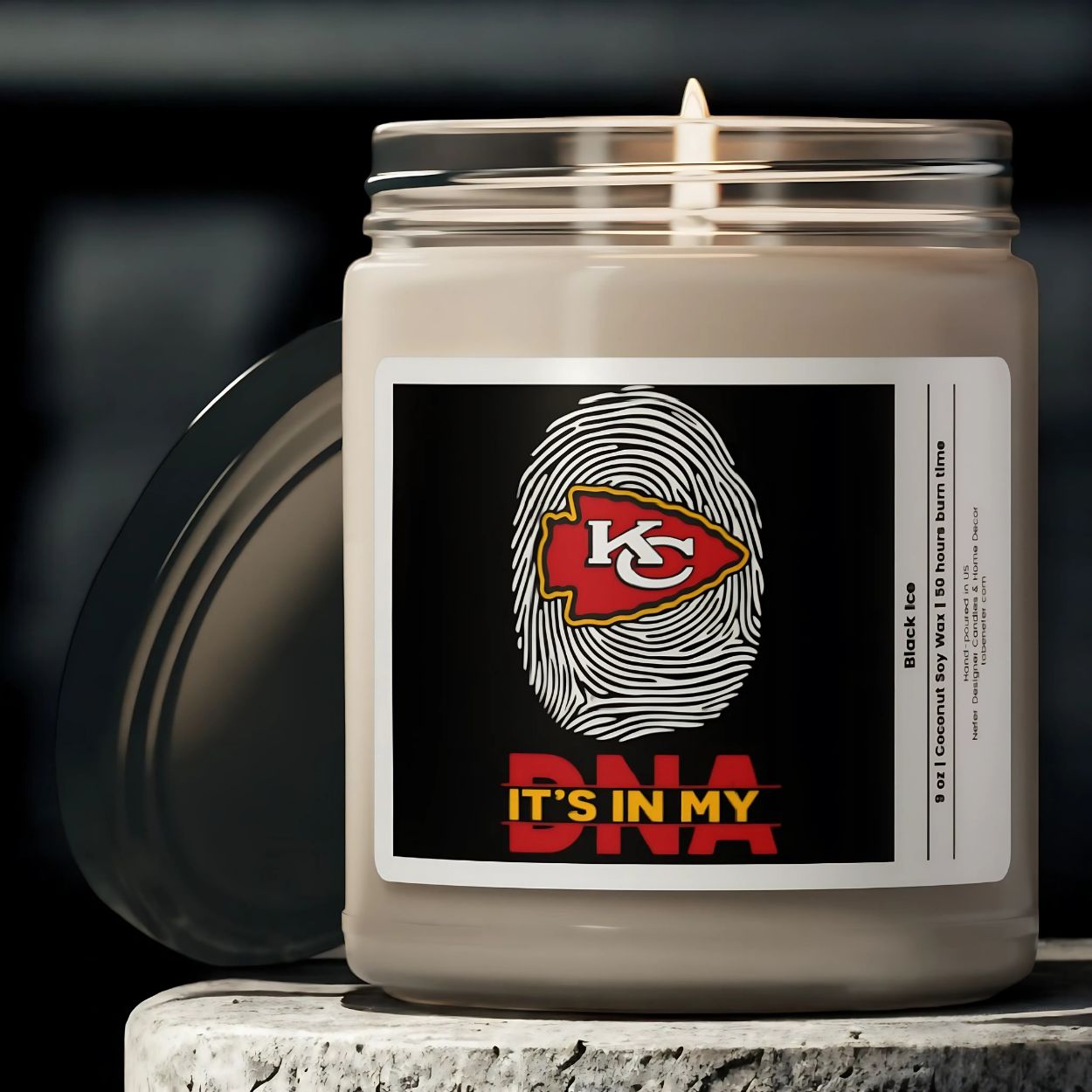 KC is in my DNA l Kansas City Lucky Game Day Candle