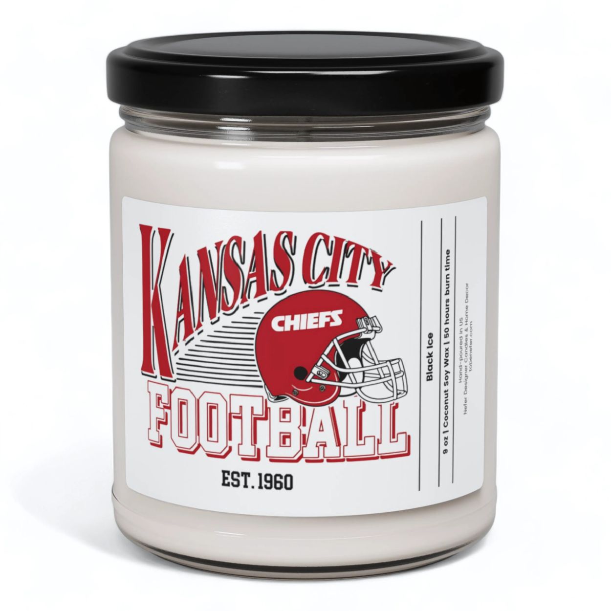 Kansas City Chiefs Football - Kansas City Lucky Game Day Candle