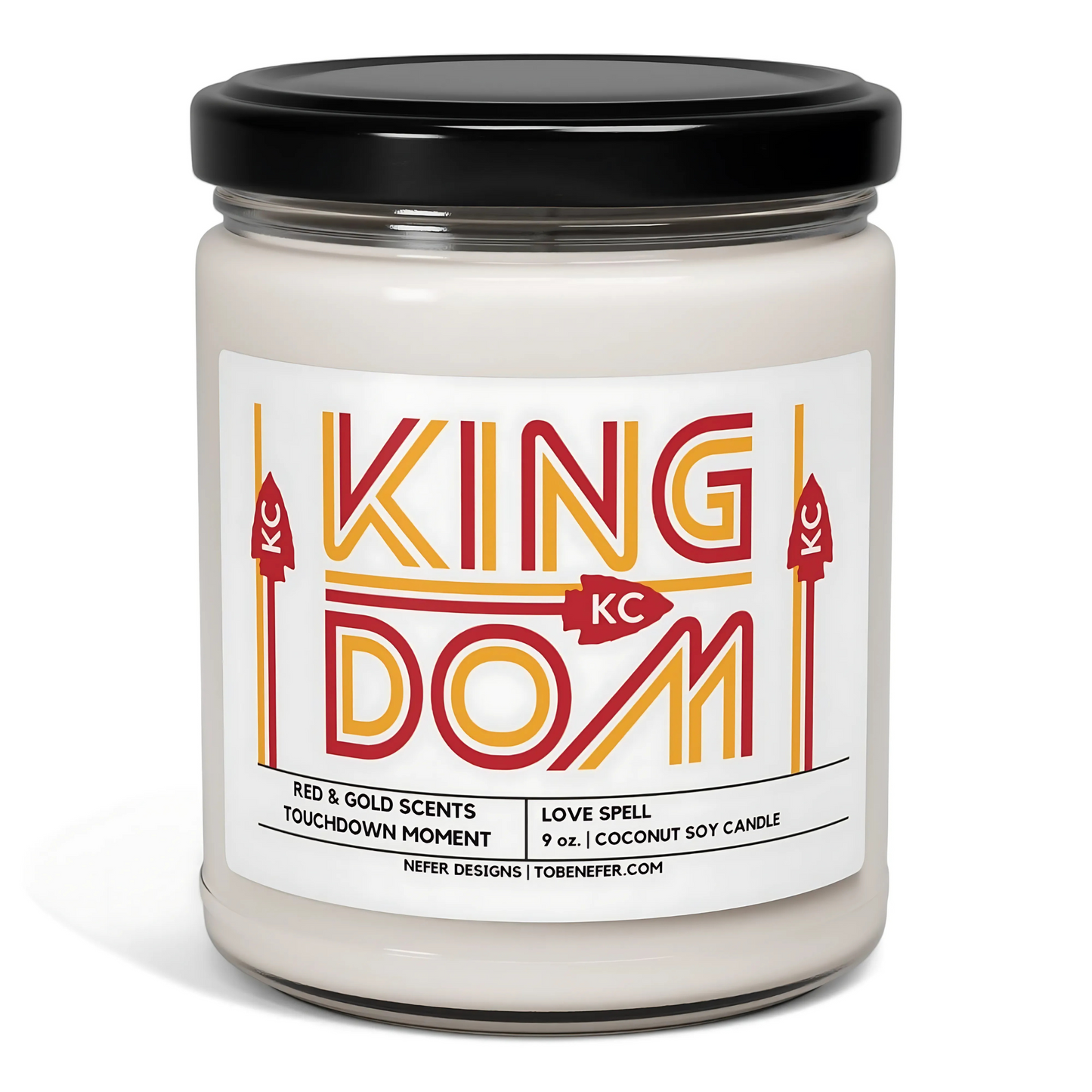 Kansas city kingdom soy candle 1 