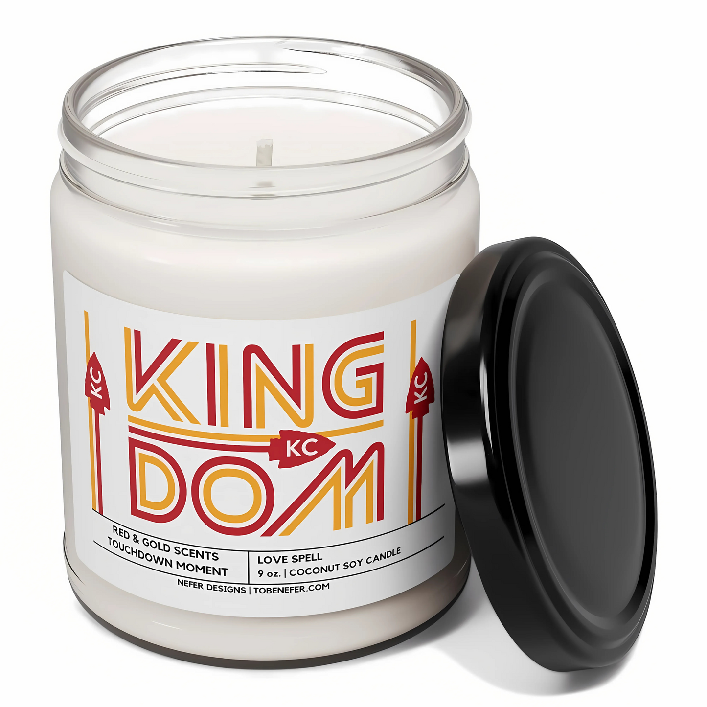 Kansas city kingdom soy candle 2