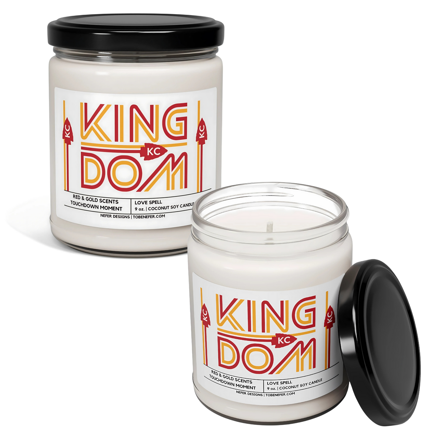 Kansas city kingdom soy candle 3 