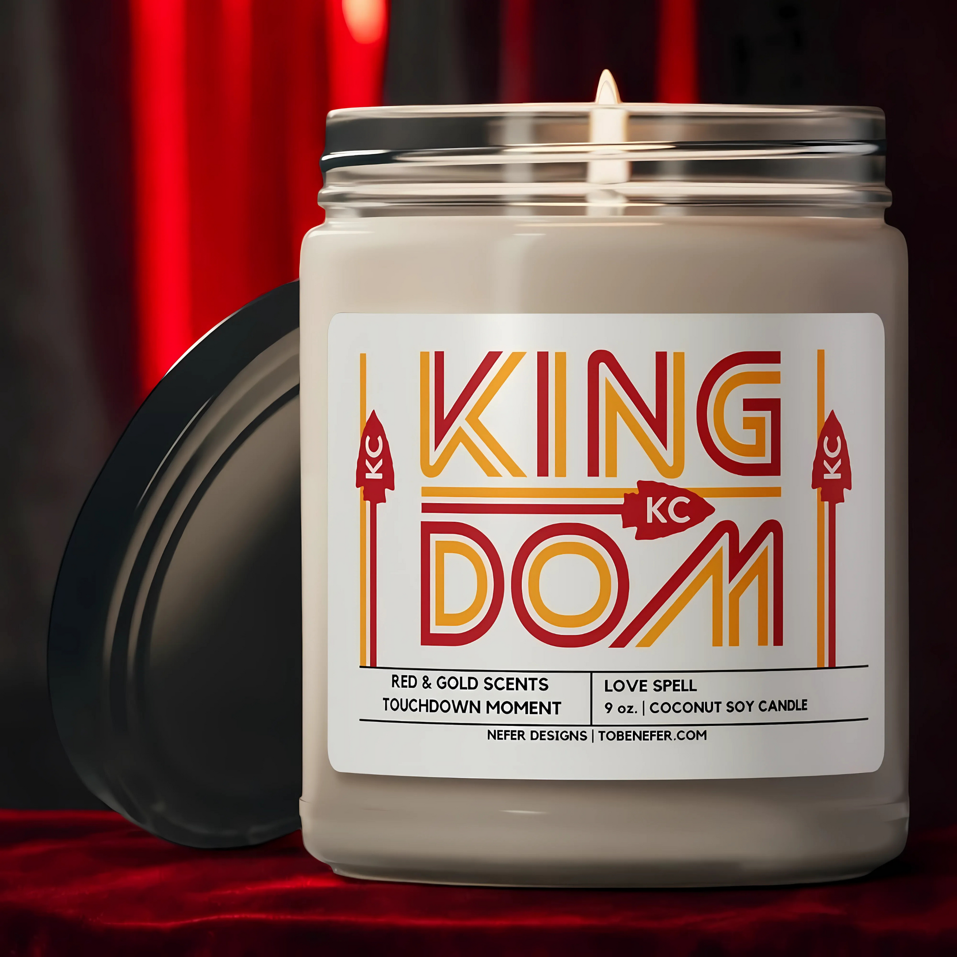 Kansas city kingdom soy candle 4