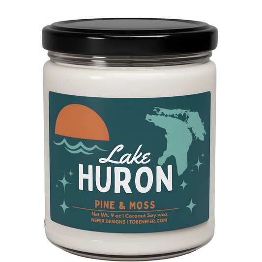 Lake Huron Candle | Perfect Gift for Great Lakes Lovers
