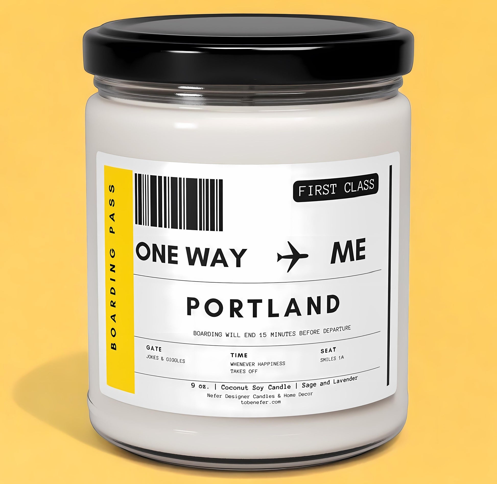 Maine Portland state candle