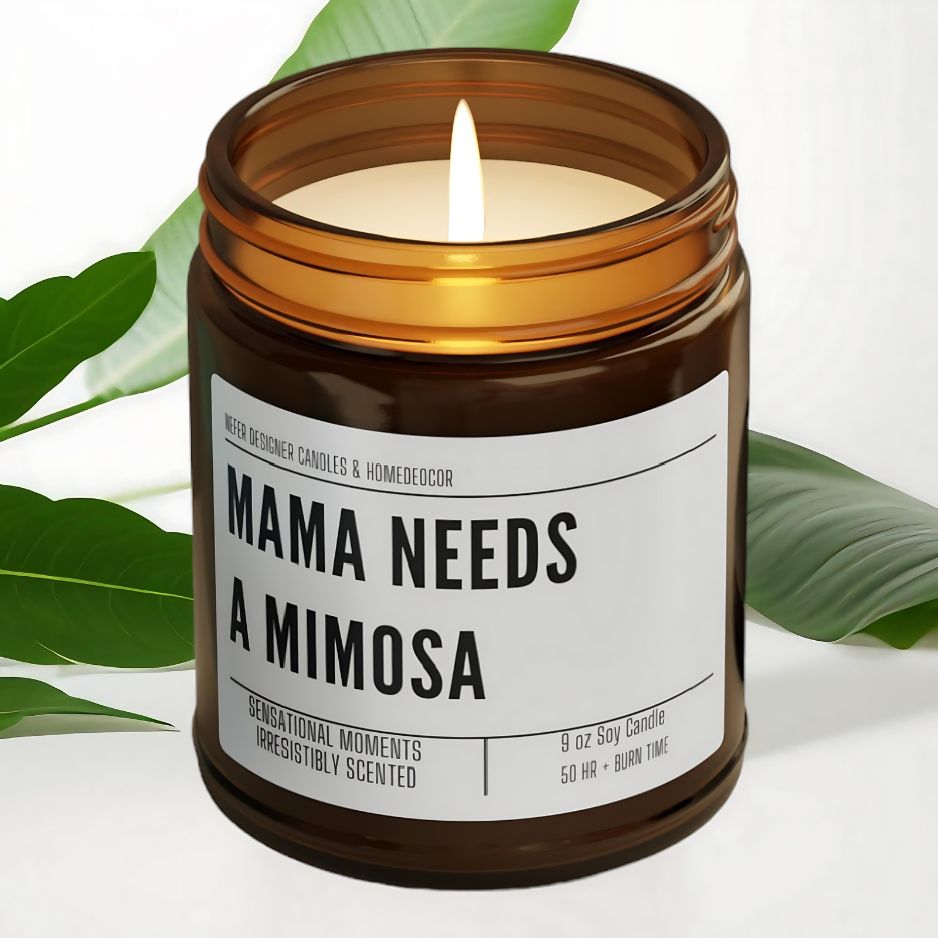 Mama Needs a Mimosa candle 