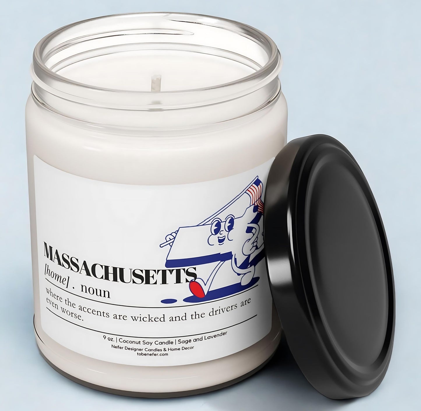 Massachusetts | Dictionary Definition | State Scented Candle