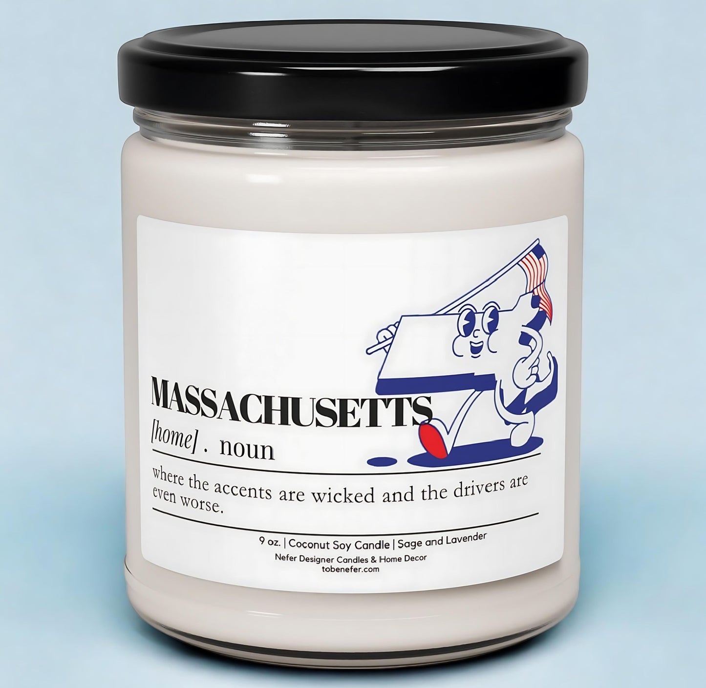 Massachusetts | Dictionary Definition | State Scented Candle