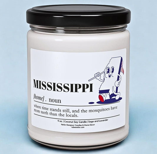 Mississippi | Dictionary Definition | State Scented Candle