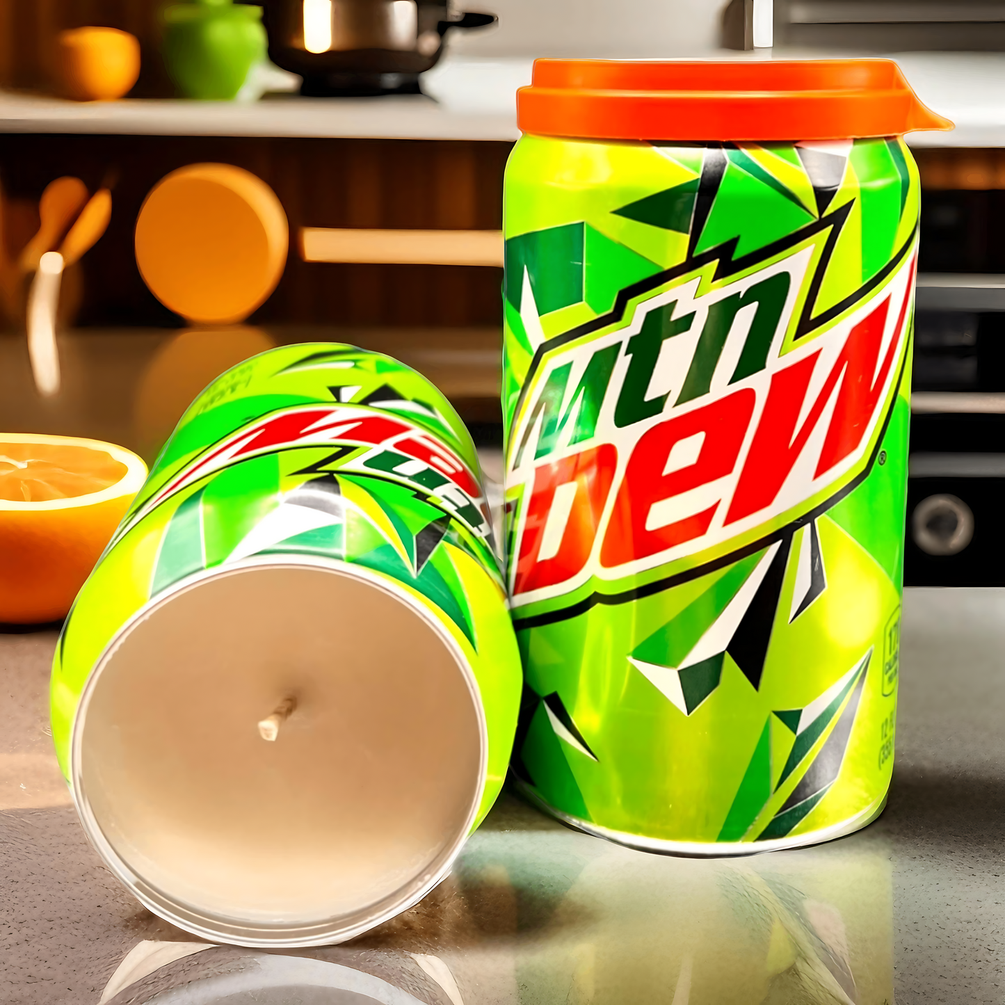 Mountain Dew Can Candle