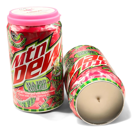 Major Melon Mountain Dew Can Candle