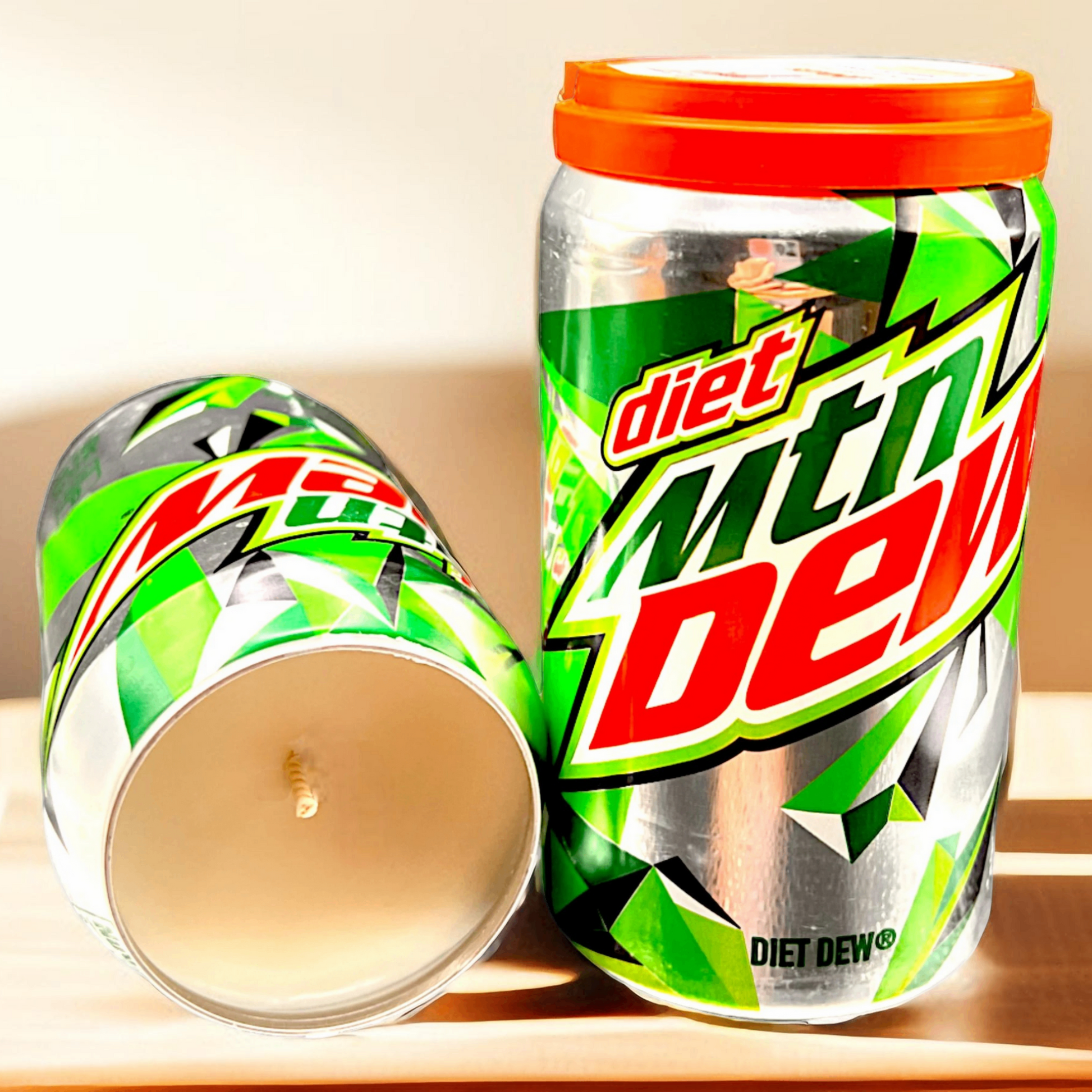 Diet Mountain Dew Can Candle