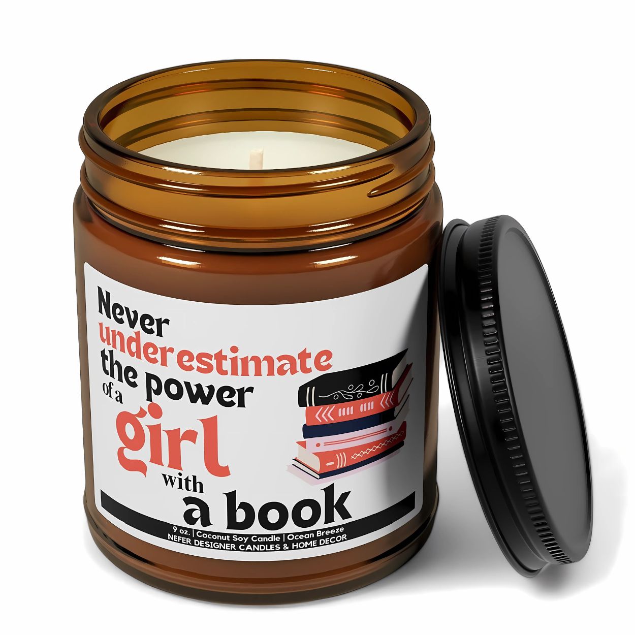 Never Underestimate the Power of a Girl with a Book | Bookish Gift for Readers