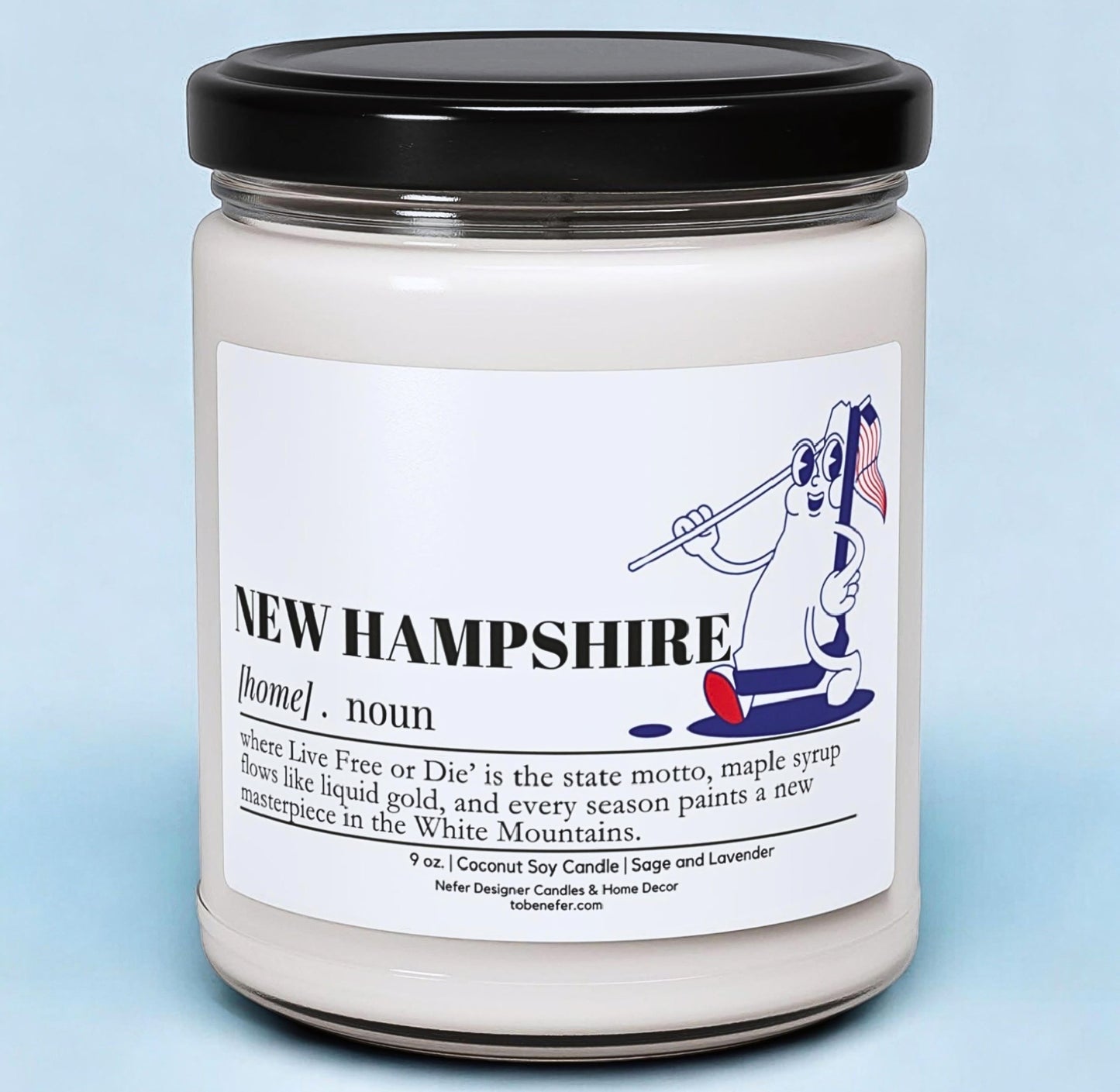 New Hampshire | Dictionary Definition | State Scented Candle