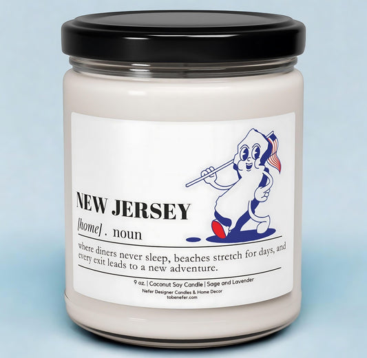 New Jersey | Dictionary Definition | State Scented Candle