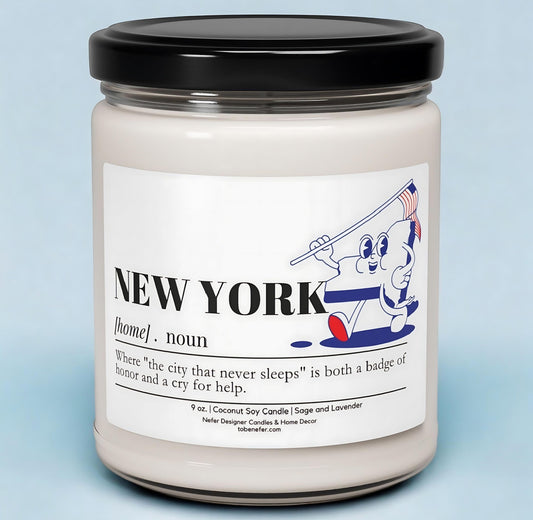 New York | Dictionary Definition | State Scented Candle