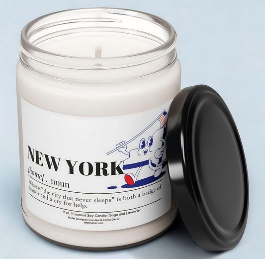 New York | Dictionary Definition | State Scented Candle