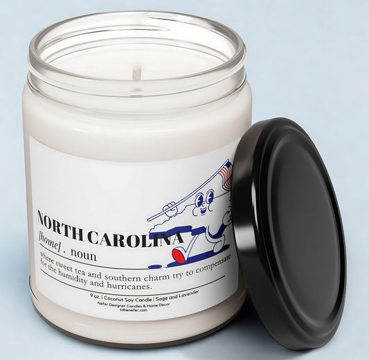 North Carolina | Dictionary Definition | State Scented Candle